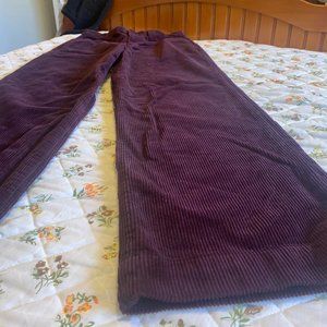 Purple Corduroy  Pants